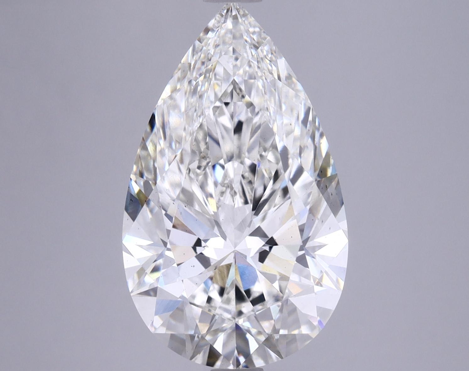 4.63 Carat Pear Shaped Ideal Cut VS2 IGI Certified Lab Grown Diamond