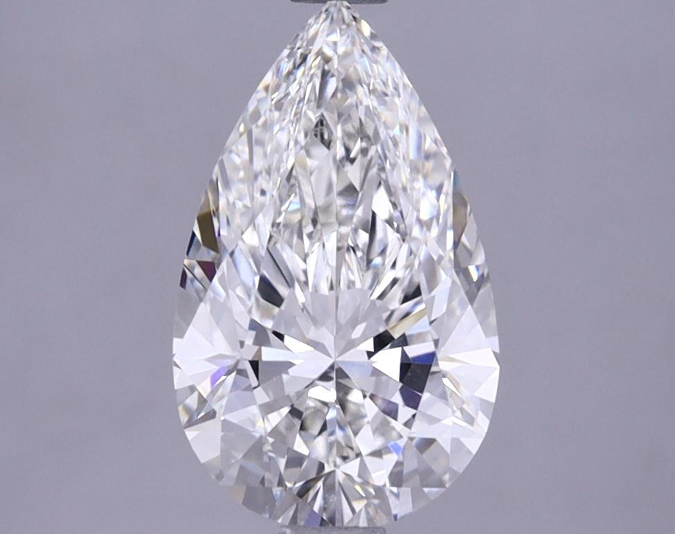 1.57 Carat Pear Shaped Ideal Cut VVS2 IGI Certified Lab Grown Diamond