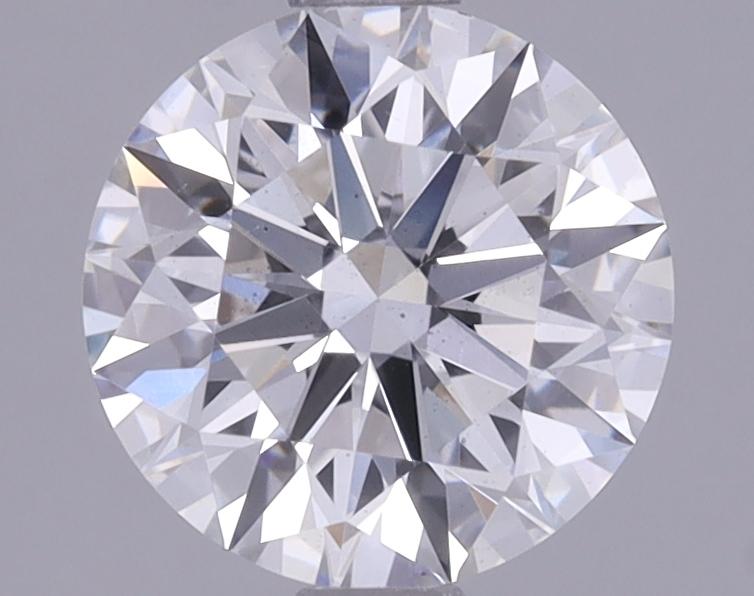 1.36 Carat Round Shaped Ideal Cut VS2 IGI Certified Lab Grown Diamond