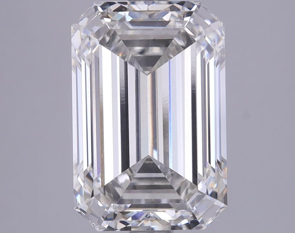 3.88 Carat Emerald Shaped Excellent Cut VS2 IGI Certified Lab Grown Diamond