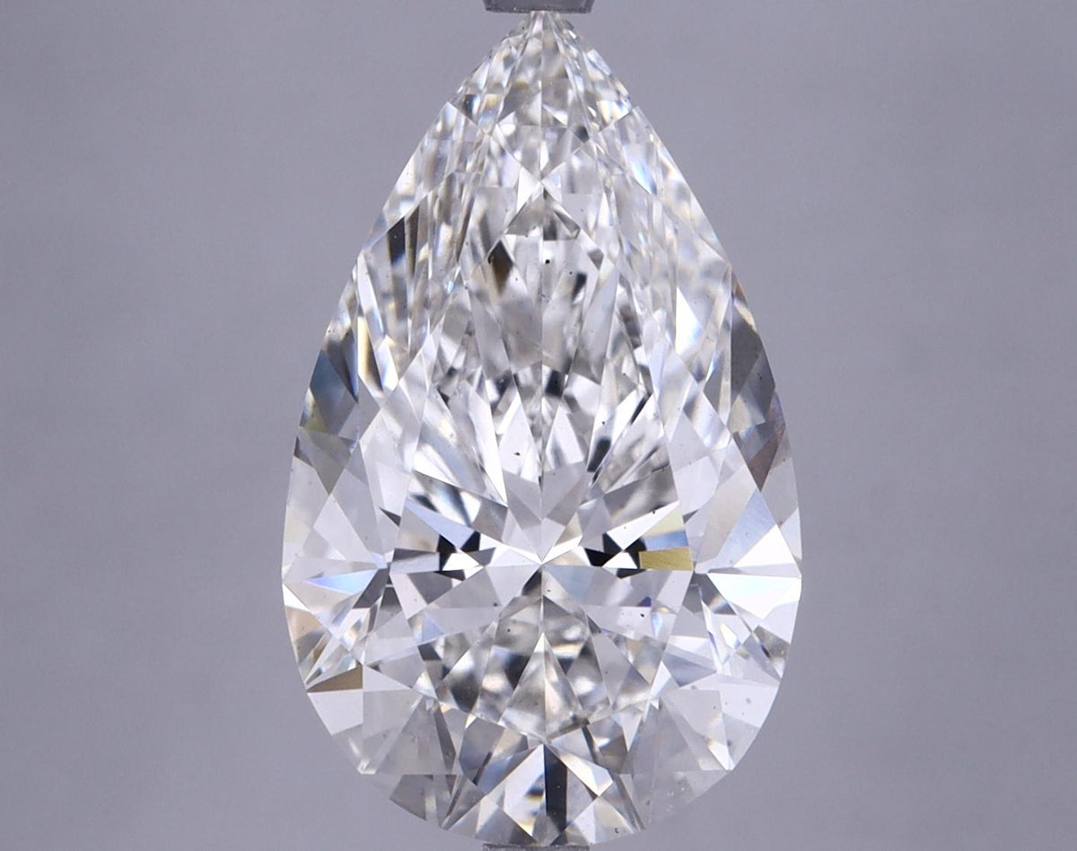 4.72 Carat Pear Shaped Ideal Cut VS2 IGI Certified Lab Grown Diamond