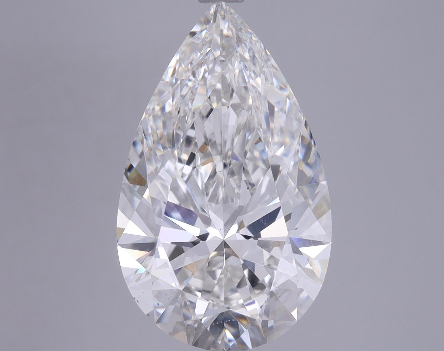 6.07 Carat Pear Shaped Ideal Cut VS1 IGI Certified Lab Grown Diamond