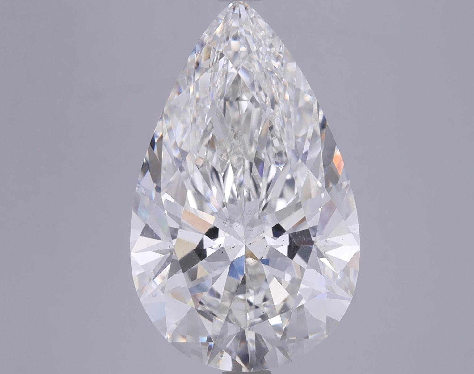 6.2 Carat Pear Shaped Ideal Cut VS2 IGI Certified Lab Grown Diamond