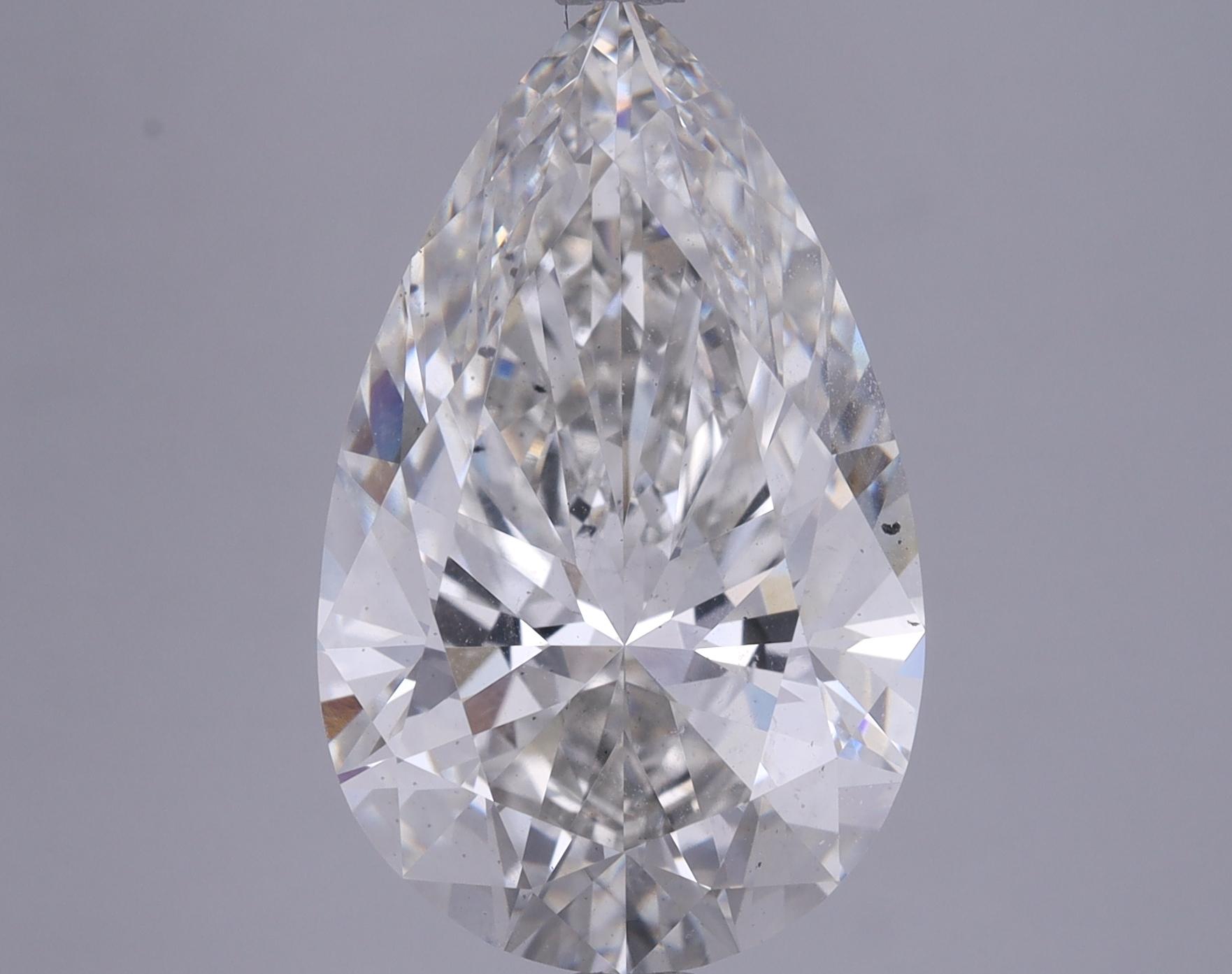 4.98 Carat Pear Shaped Ideal Cut VS2 IGI Certified Lab Grown Diamond