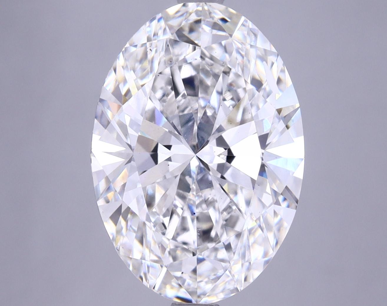 5.11 Carat Oval Shaped Ideal Cut VS2 IGI Certified Lab Grown Diamond