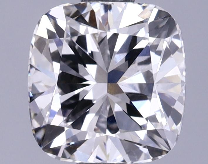 1.22 Carat Cushion Shaped Ideal Cut VVS2 IGI Certified Lab Grown Diamond