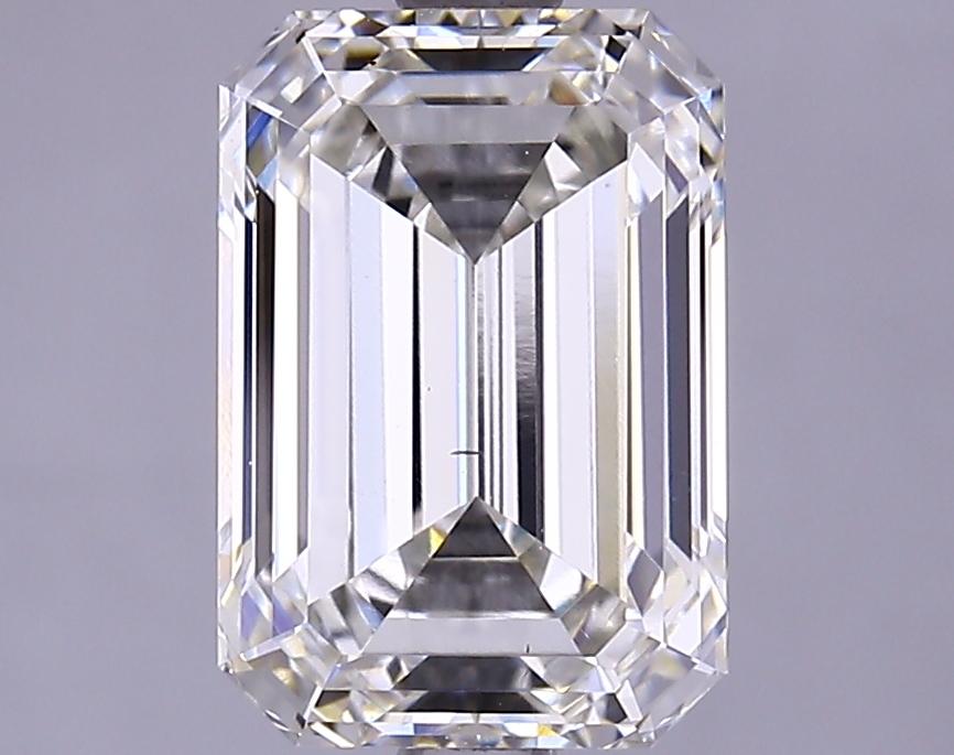 2.89 Carat Emerald Shaped Ideal Cut VS2 IGI Certified Lab Grown Diamond