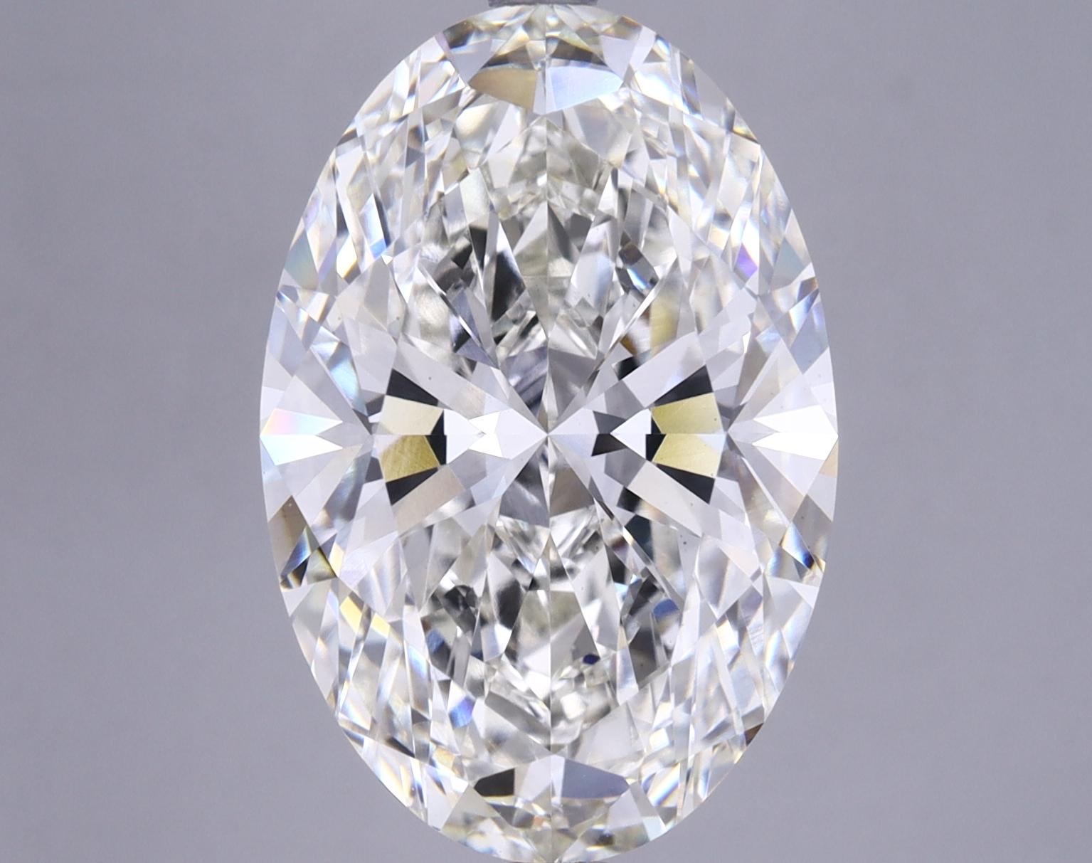 8.07 Carat Oval Shaped Excellent Cut VVS2 IGI Certified Lab Grown Diamond