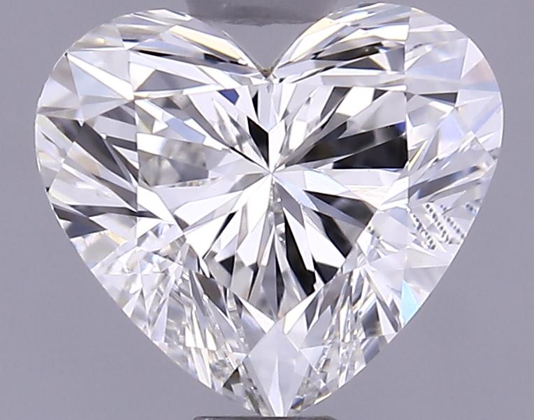 0.86 Carat Heart Shaped Ideal Cut VS2 IGI Certified Lab Grown Diamond