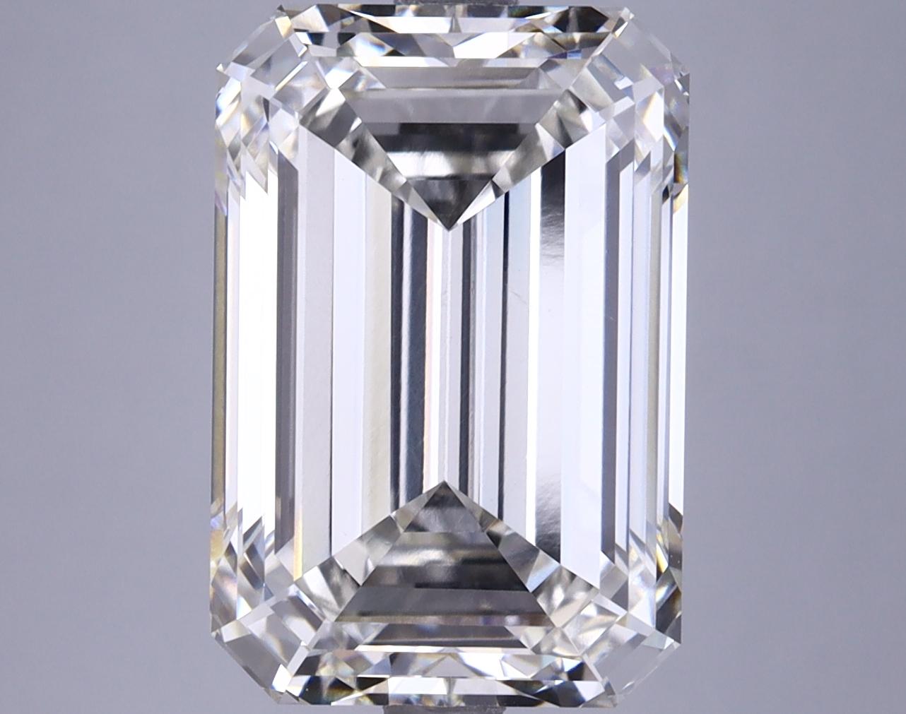 7.47 Carat Emerald Shaped Ideal Cut VS1 IGI Certified Lab Grown Diamond