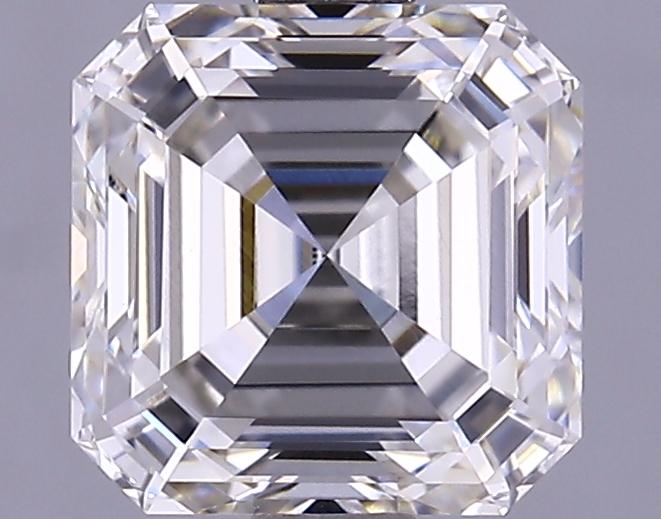1.69 Carat Asscher Shaped Excellent Cut VVS2 IGI Certified Lab Grown Diamond