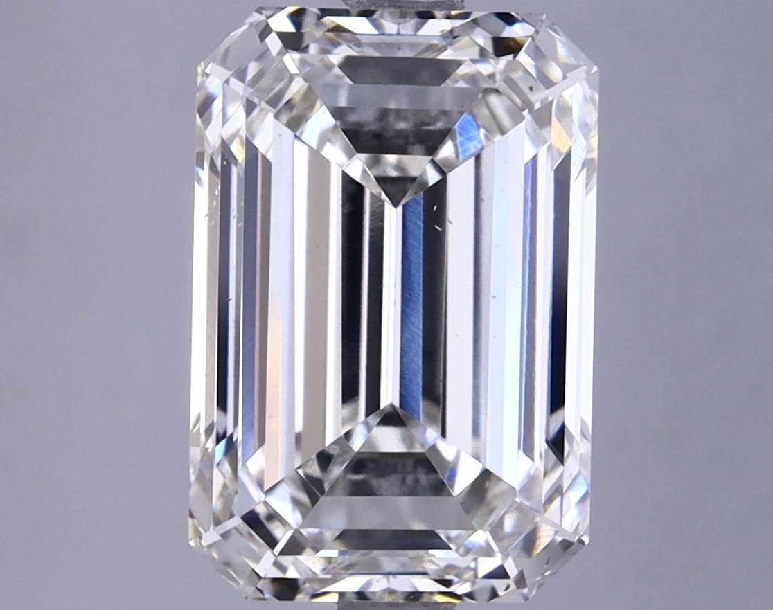 4.91 Carat Emerald Shaped Excellent Cut VS2 IGI Certified Lab Grown Diamond