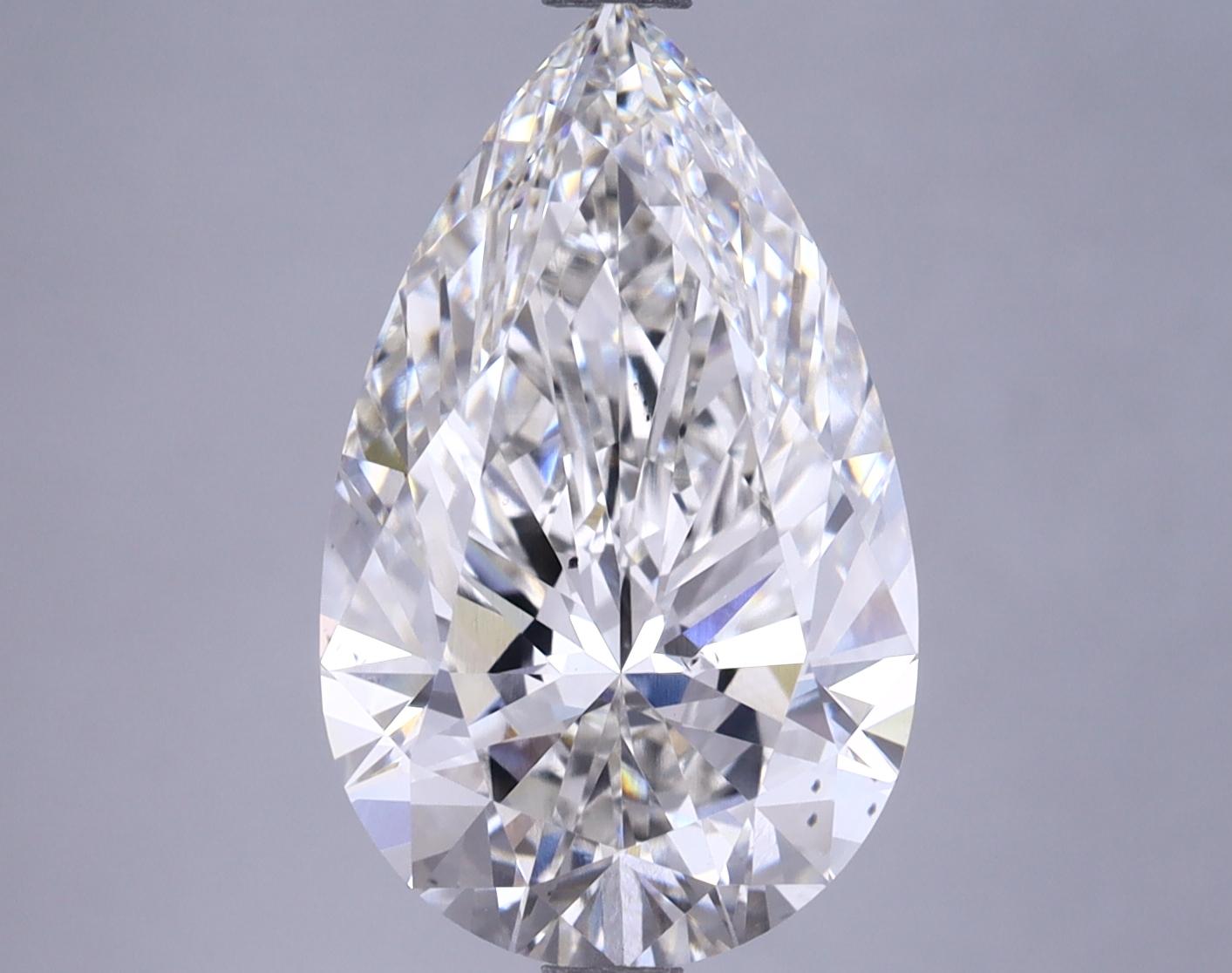 4.85 Carat Pear Shaped Ideal Cut VS2 IGI Certified Lab Grown Diamond