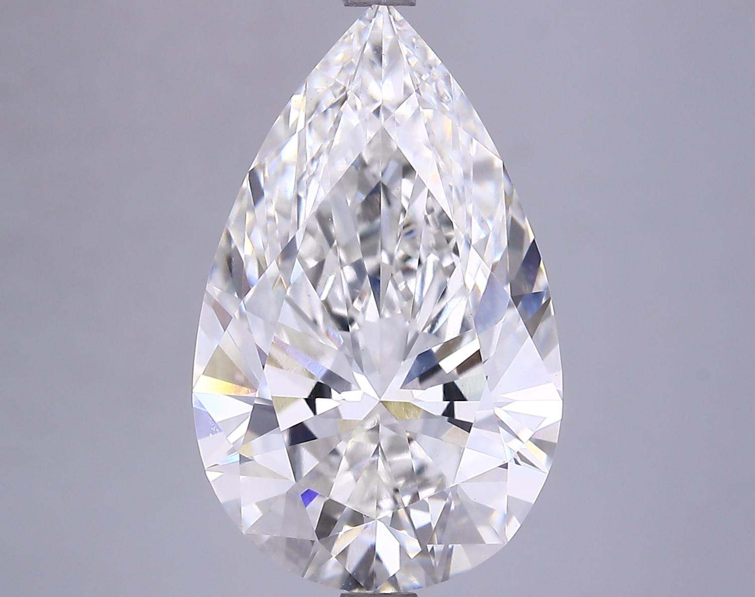 6.03 Carat Pear Shaped Ideal Cut VS1 IGI Certified Lab Grown Diamond