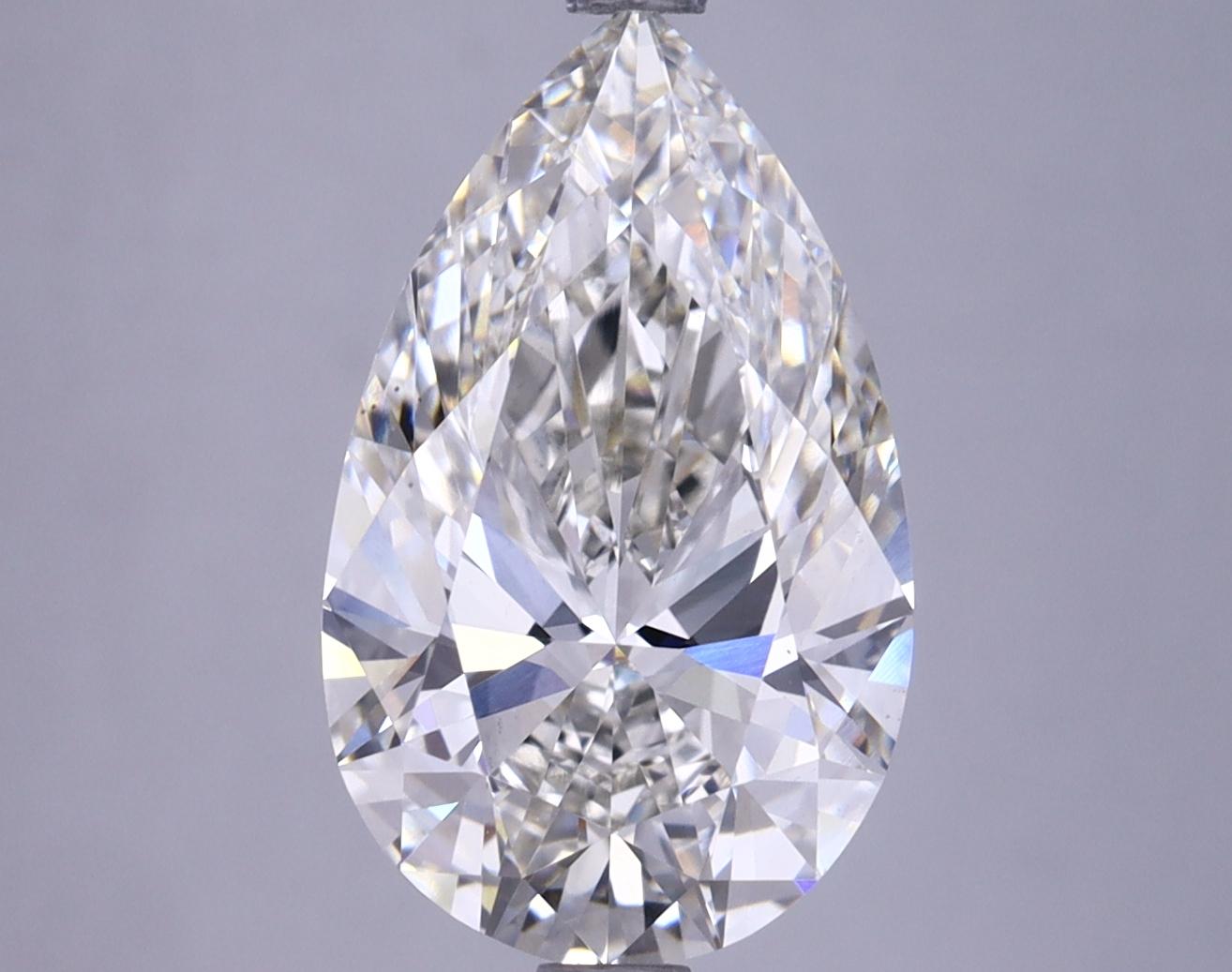 3.75 Carat Pear Shaped Ideal Cut VS1 IGI Certified Lab Grown Diamond