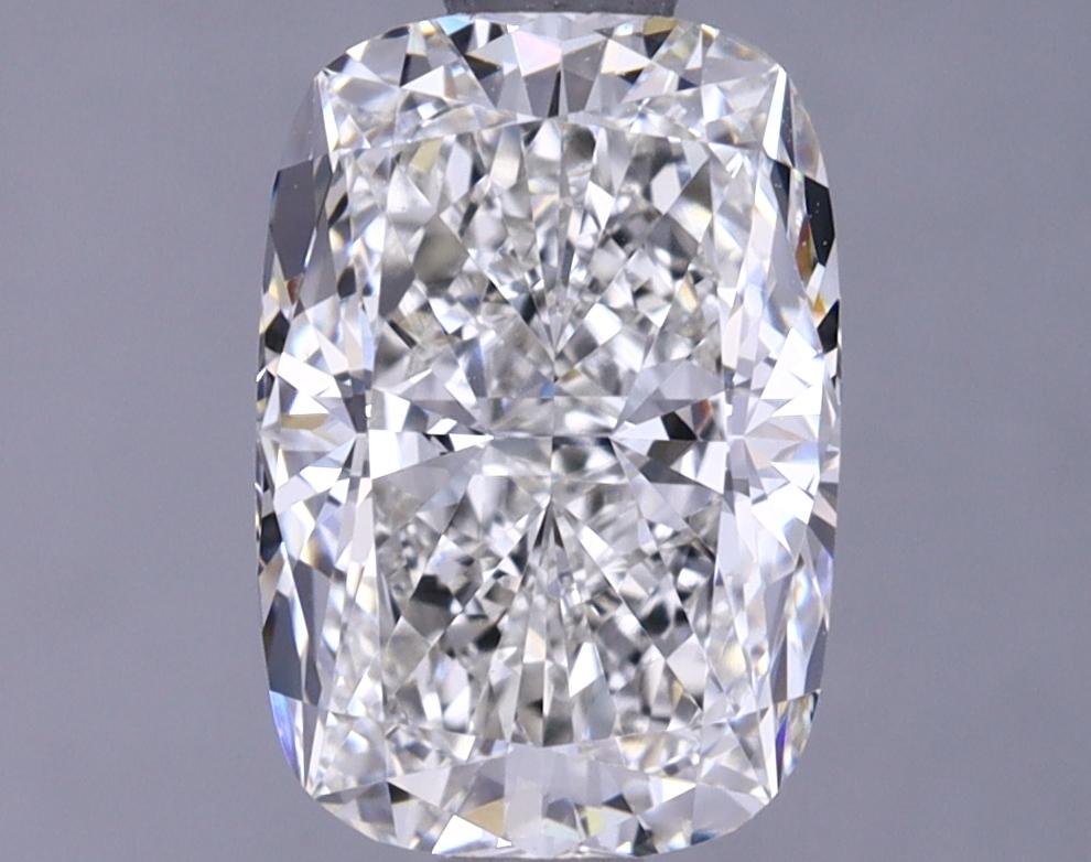1.83 Carat Elongated Cushion Shaped Excellent Cut VVS2 IGI Certified Lab Grown Diamond