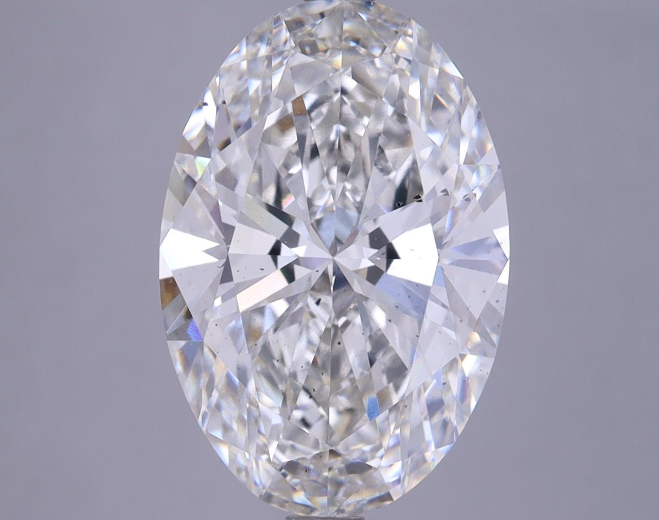5.34 Carat Oval Shaped Excellent Cut SI1 IGI Certified Lab Grown Diamond
