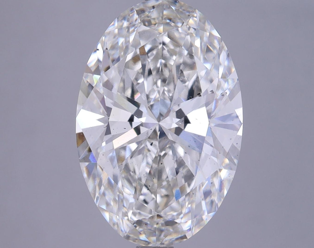 5.34 Carat Oval Shaped Excellent Cut SI1 IGI Certified Lab Grown Diamond