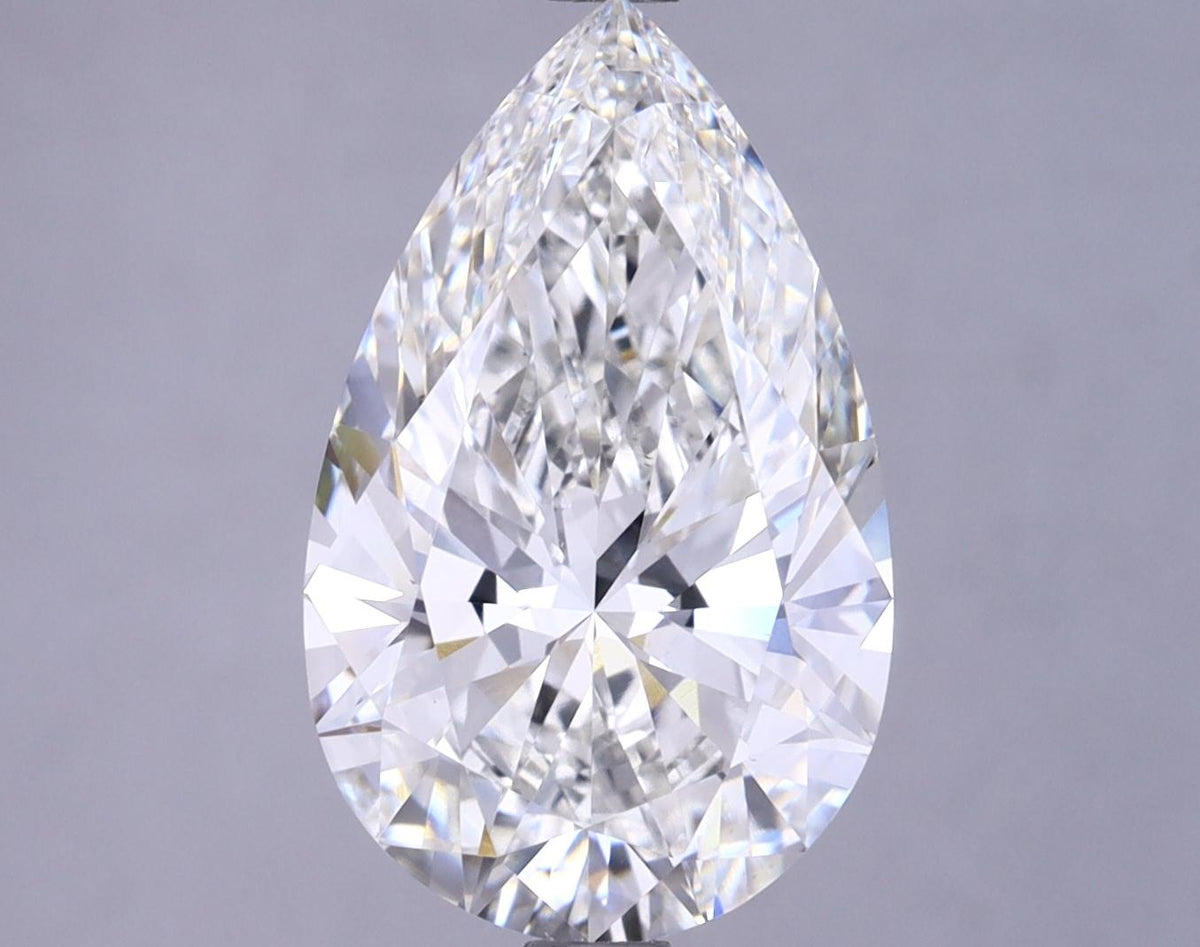 4.19 Carat Pear Shaped Ideal Cut VS1 IGI Certified Lab Grown Diamond
