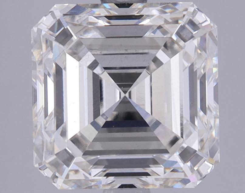 3.71 Carat Asscher Shaped Excellent Cut VS1 IGI Certified Lab Grown Diamond