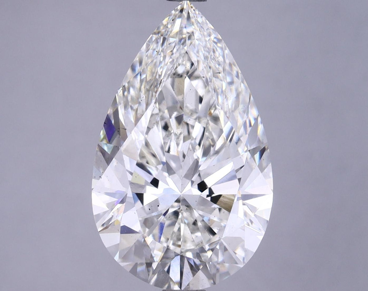 4.72 Carat Pear Shaped Ideal Cut VS2 IGI Certified Lab Grown Diamond