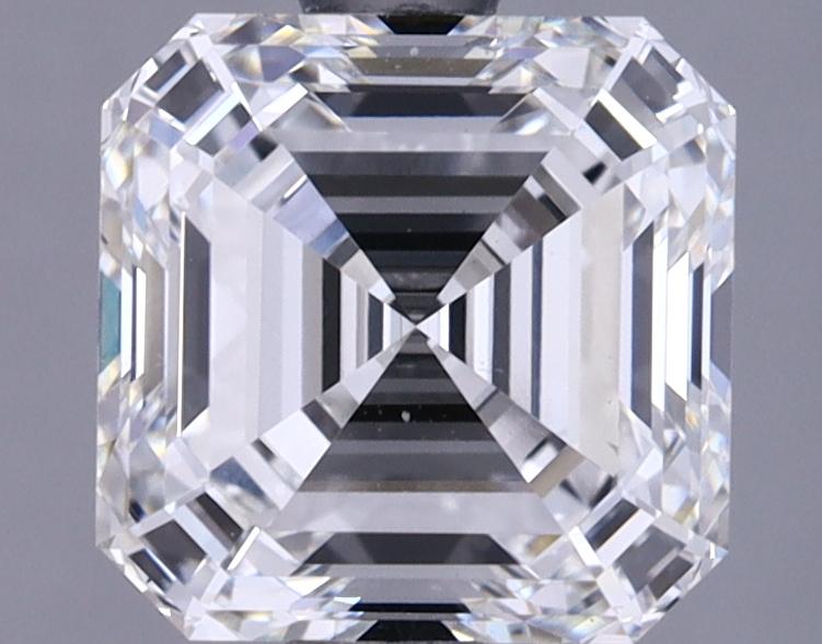 1.82 Carat Asscher Shaped Ideal Cut VS2 IGI Certified Lab Grown Diamond