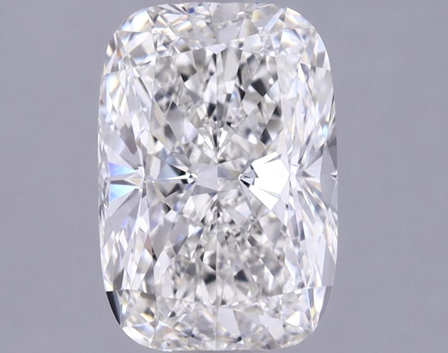 1.67 Carat Elongated Cushion Shaped Excellent Cut VVS2 IGI Certified Lab Grown Diamond