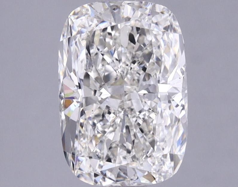 1.58 Carat Elongated Cushion Shaped Excellent Cut VS2 IGI Certified Lab Grown Diamond