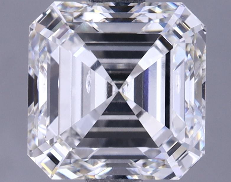 2.0 Carat Asscher Shaped Excellent Cut SI1 IGI Certified Lab Grown Diamond
