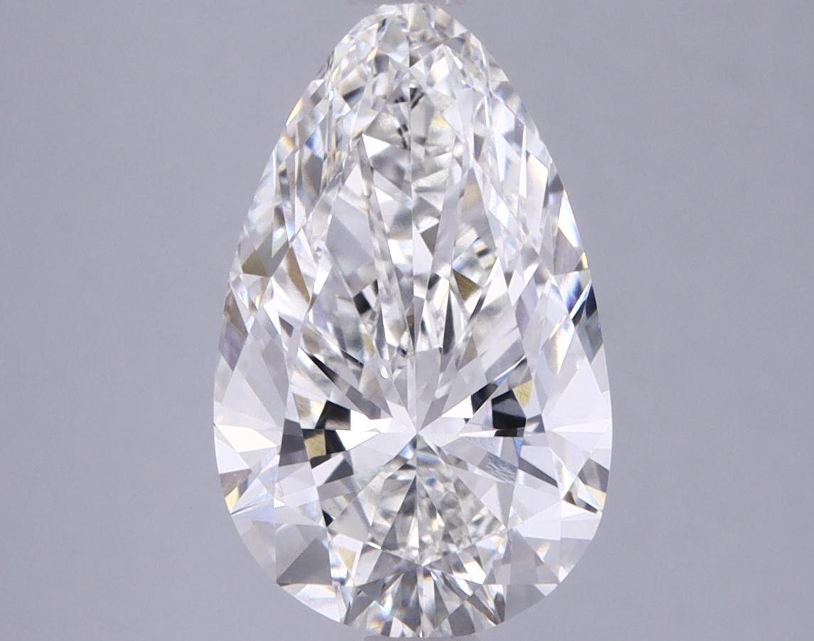 2.64 Carat Pear Shaped Ideal Cut VVS2 IGI Certified Lab Grown Diamond