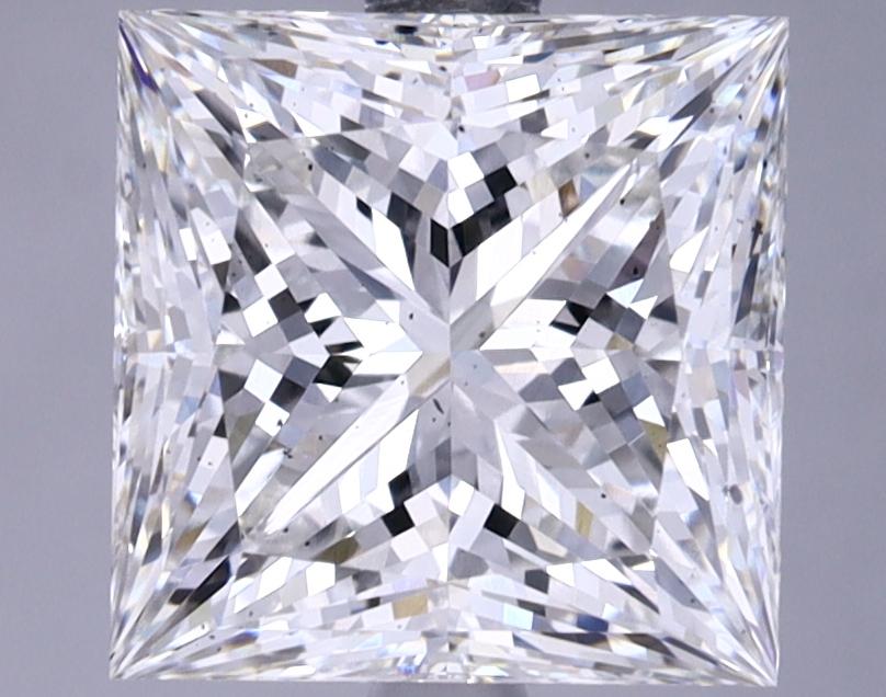 3.46 Carat Princess Shaped Ideal Cut VS2 IGI Certified Lab Grown Diamond