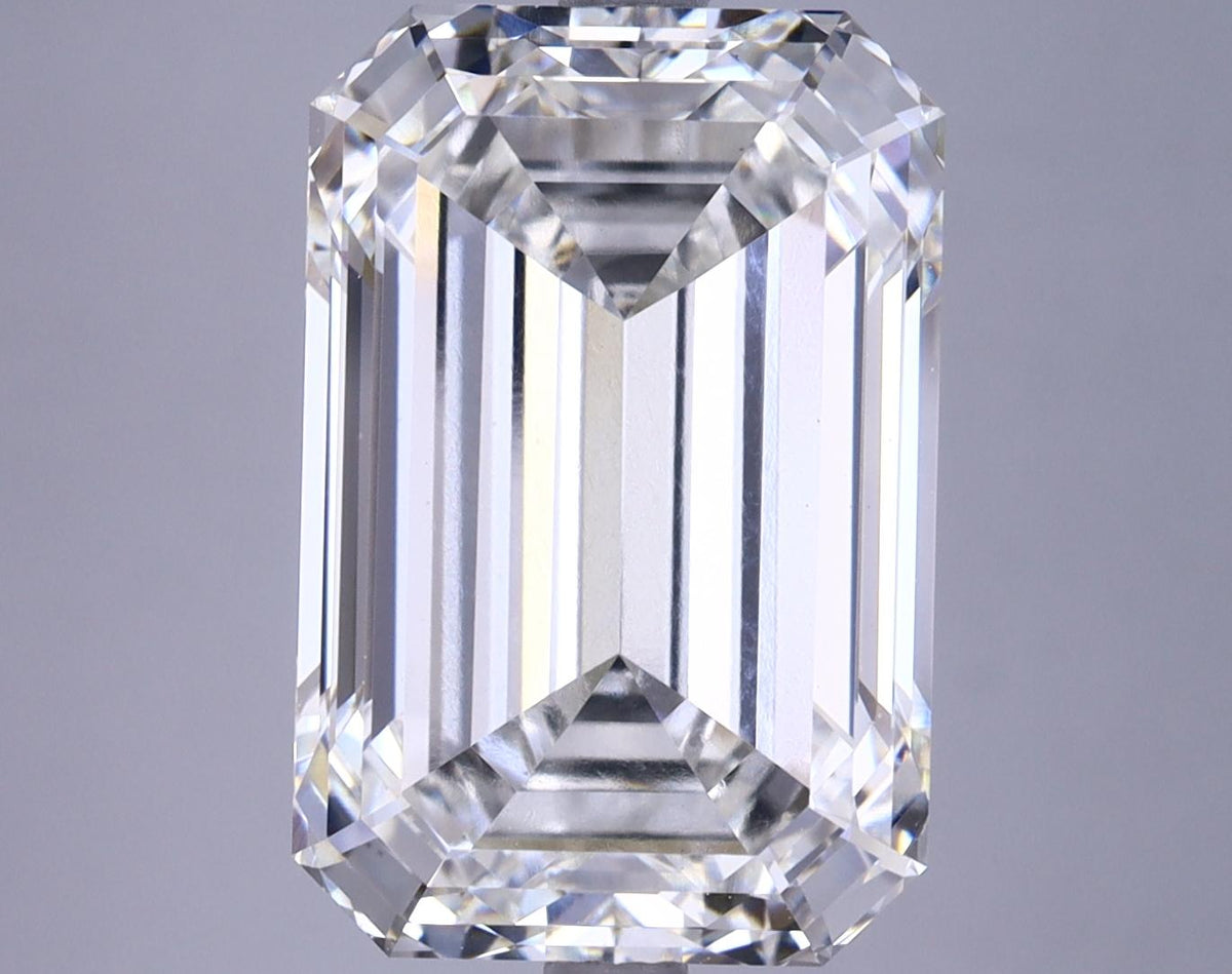 9.04 Carat Emerald Shaped Excellent Cut VS1 IGI Certified Lab Grown Diamond