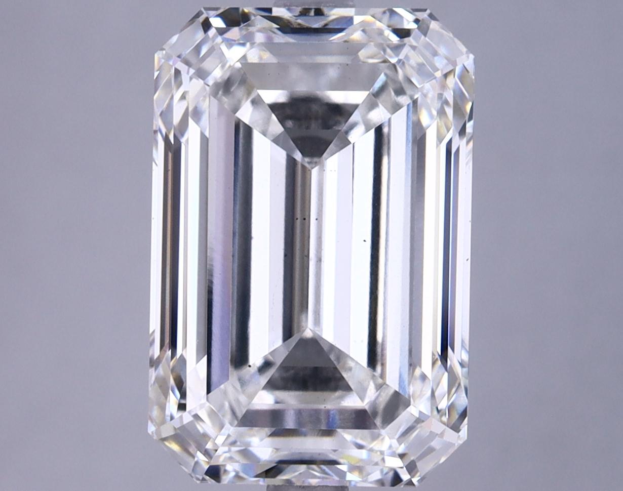 6.53 Carat Emerald Shaped Excellent Cut VS1 IGI Certified Lab Grown Diamond