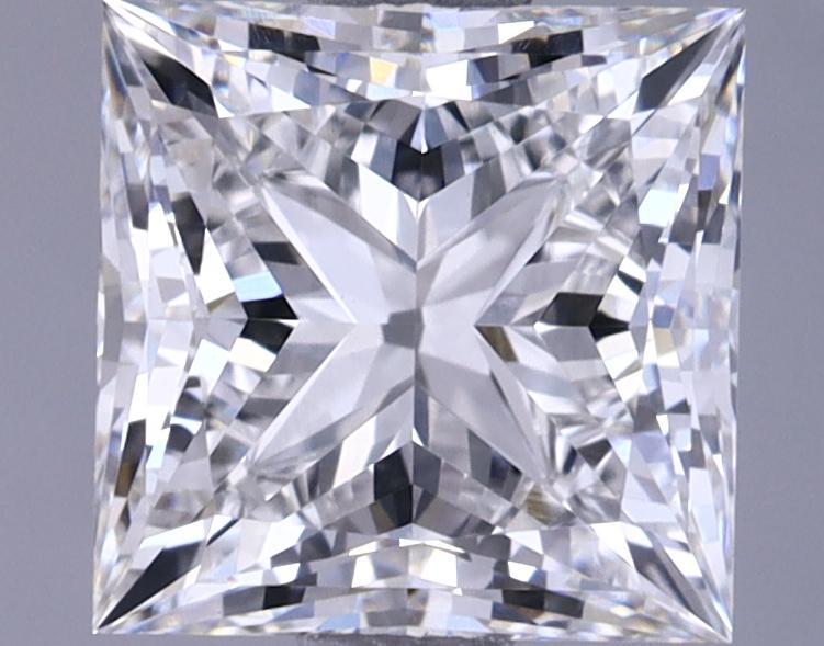 1.83 Carat Princess Shaped Ideal Cut VVS2 IGI Certified Lab Grown Diamond