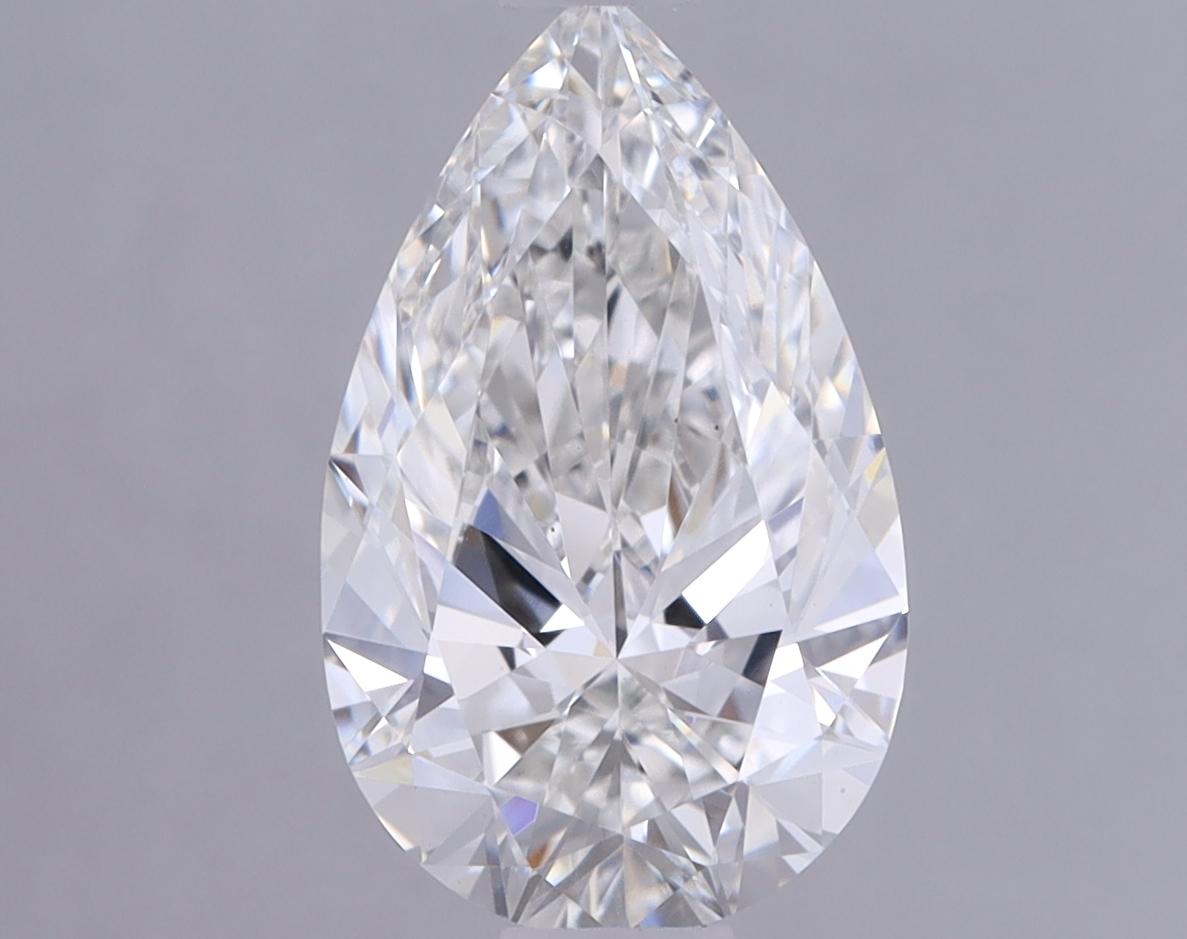 1.35 Carat Pear Shaped Ideal Cut VS1 IGI Certified Lab Grown Diamond