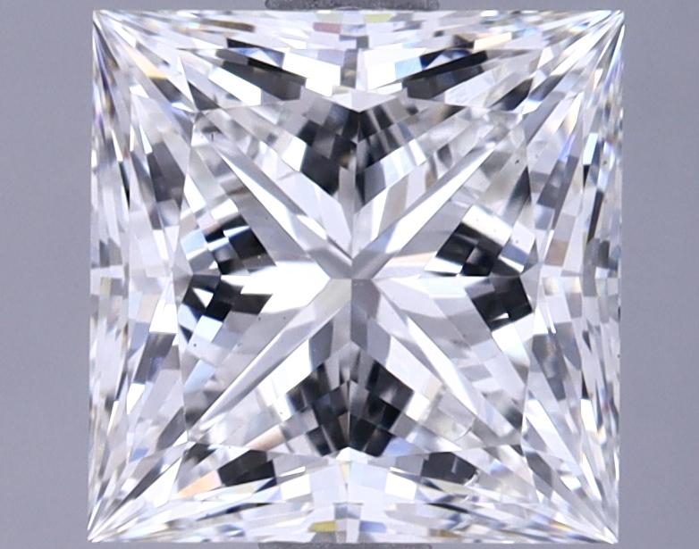 2.41 Carat Princess Shaped Ideal Cut VS2 IGI Certified Lab Grown Diamond