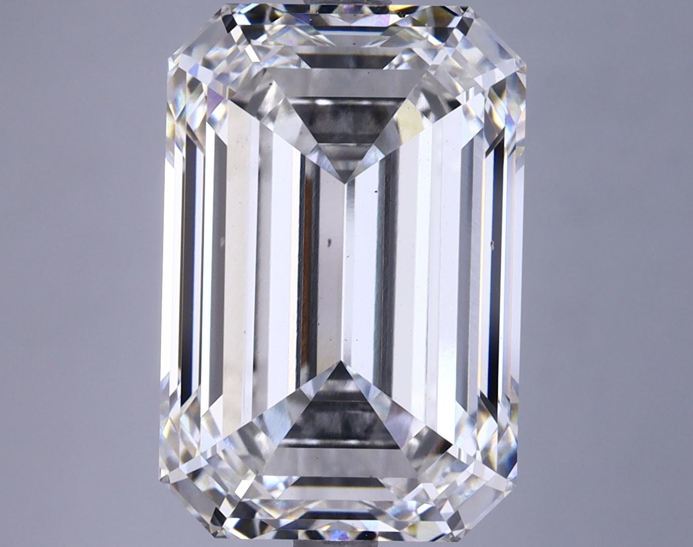 9.05 Carat Emerald Shaped Excellent Cut VS1 IGI Certified Lab Grown Diamond
