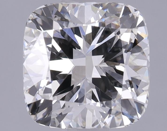 1.38 Carat Cushion Shaped Ideal Cut VVS2 IGI Certified Lab Grown Diamond