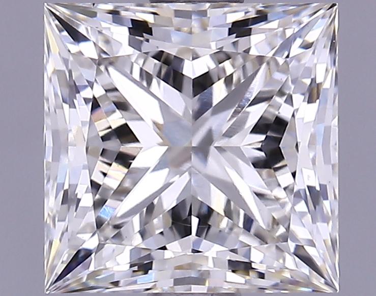 1.64 Carat Princess Shaped Very Good Cut VVS2 IGI Certified Lab Grown Diamond