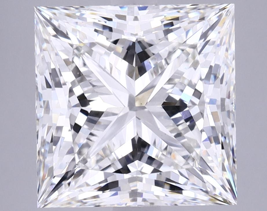 5.26 Carat Princess Shaped Ideal Cut VS1 IGI Certified Lab Grown Diamond