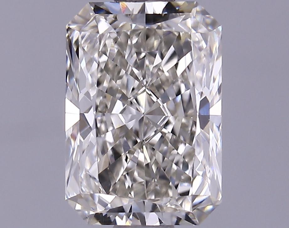 1.23 Carat Radiant Shaped Ideal Cut VVS2 IGI Certified Lab Grown Diamond