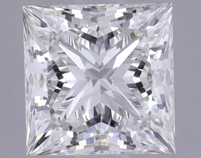 1.94 Carat Princess Shaped Ideal Cut VVS2 IGI Certified Lab Grown Diamond