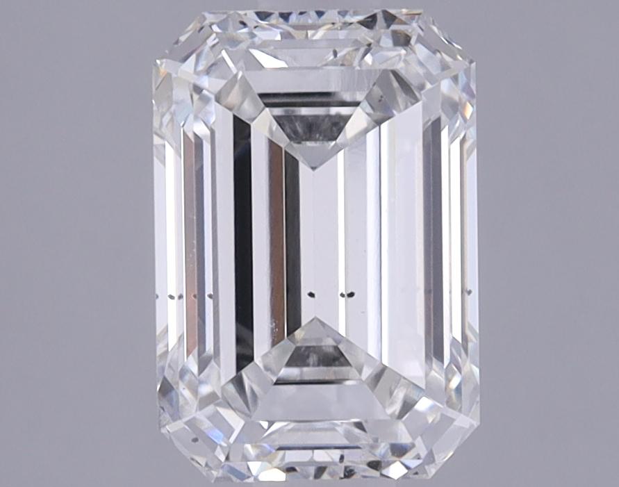 1.78 Carat Emerald Shaped Ideal Cut SI1 IGI Certified Lab Grown Diamond
