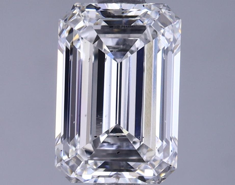 1.87 Carat Emerald Shaped Ideal Cut VS2 IGI Certified Lab Grown Diamond