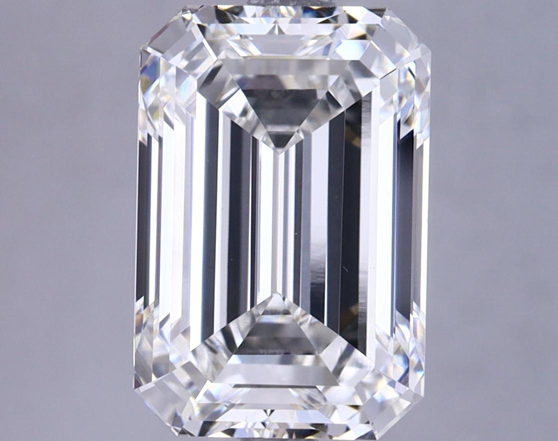 4.78 Carat Emerald Shaped Excellent Cut VS2 IGI Certified Lab Grown Diamond