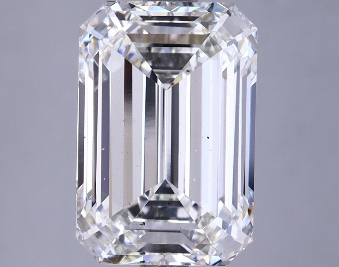 4.76 Carat Emerald Shaped Ideal Cut VS2 IGI Certified Lab Grown Diamond