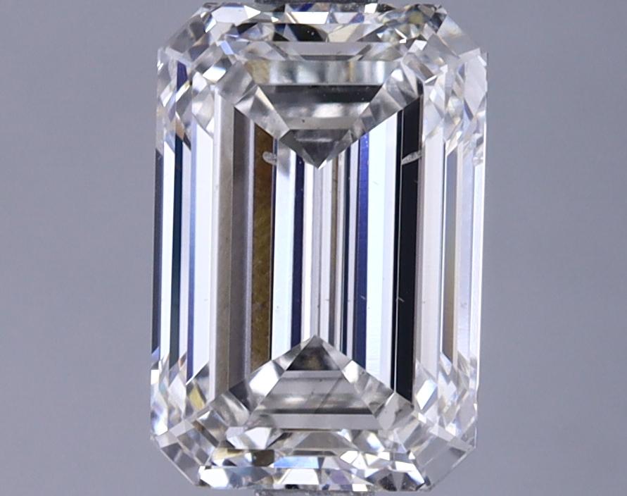 2.13 Carat Emerald Shaped Ideal Cut SI1 IGI Certified Lab Grown Diamond