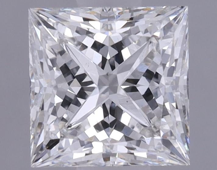 0.95 Carat Princess Shaped Ideal Cut VS2 IGI Certified Lab Grown Diamond