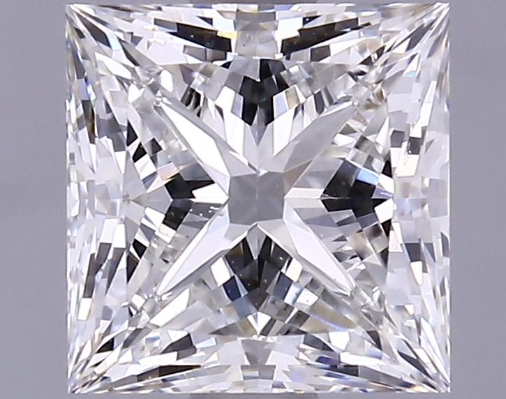 1.56 Carat Princess Shaped Ideal Cut VVS2 IGI Certified Lab Grown Diamond