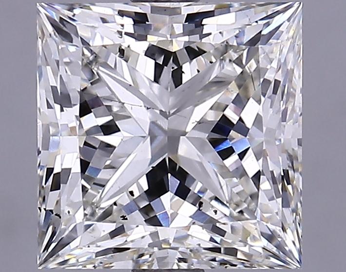 3.09 Carat Princess Shaped Ideal Cut SI1 IGI Certified Lab Grown Diamond